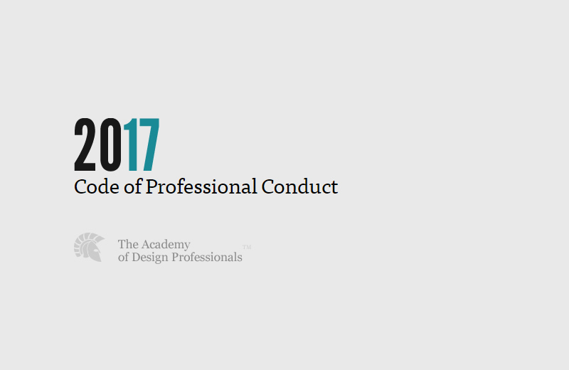 A Design Professional's Code of Conduct