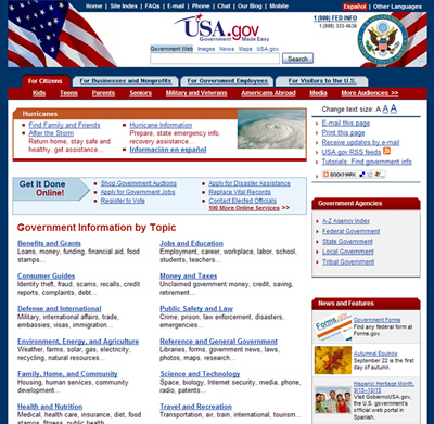 The page at low screen resolution